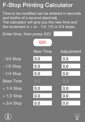 F Stop Conversion Chart